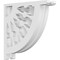 Ekena Millwork Classic Wagon Wheel Architectural Grade PVC Corbel, 1 7/8"W X 8"D X 8"H CORP01X08X08CW - alternate 1